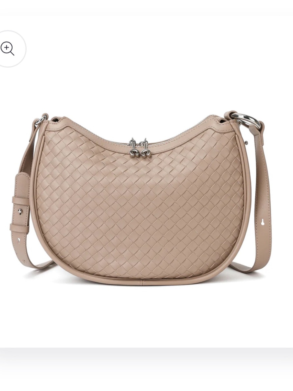 Tiffany & Fred Paris Large Woven Leather Should Bag